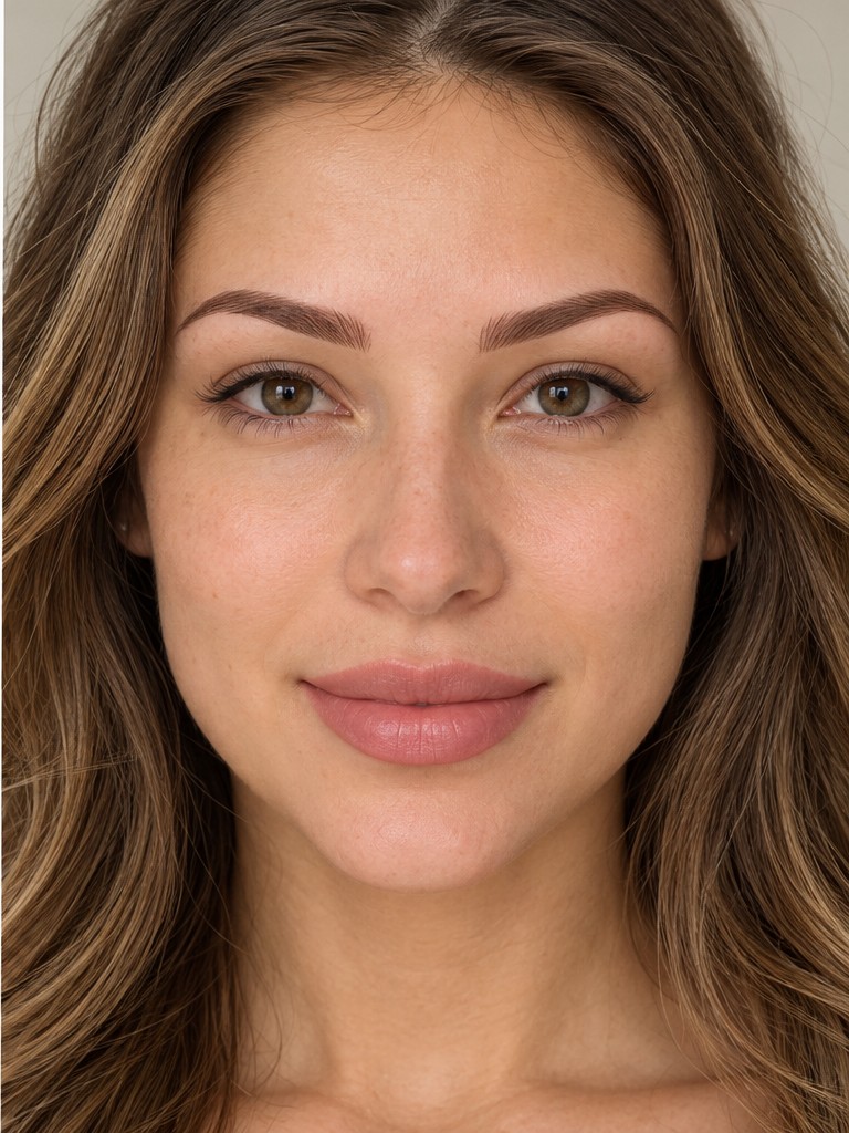 Brow transformation, after